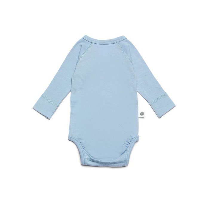 Overslagromper - Merinowol - Blue Fog