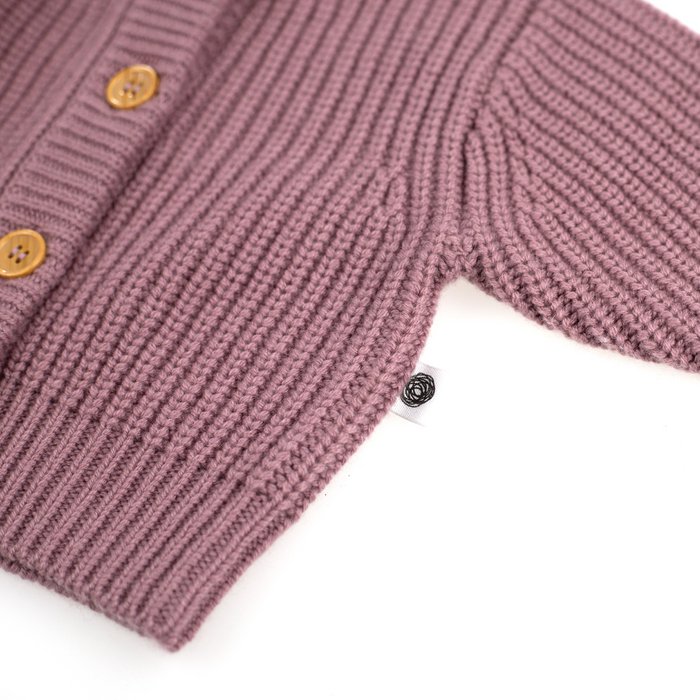 Gebreid Vestje Baby - Merinowol - Haze