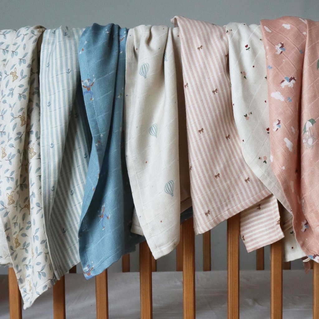 Bamboo muslin hydrofiele doeken 2 stuks