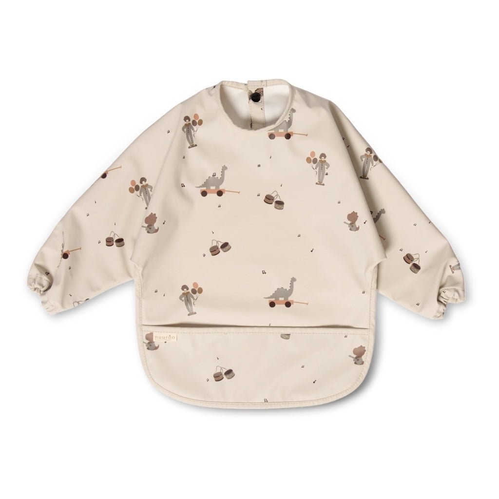 Gecoate Slab Met Lange Mouwen “Music Dino”