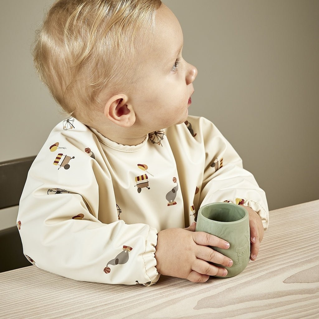 Luna slab met lange mouwen in de kleur Creme – Circus