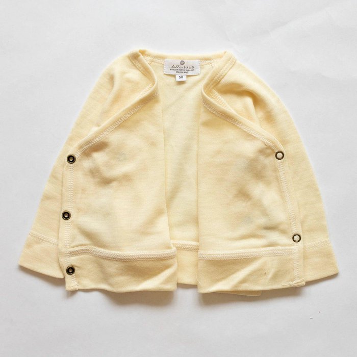 Kindertrui overslag - Merinowol - Naturel