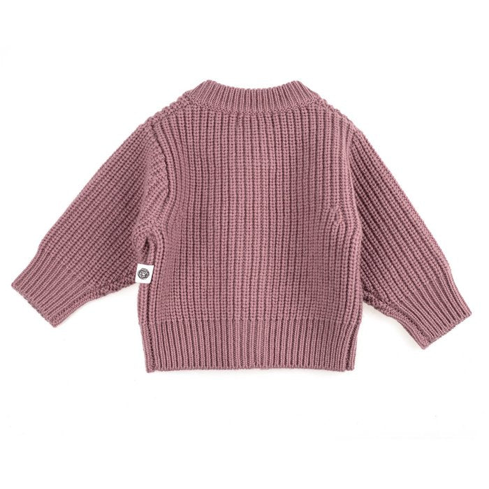 Gebreid Vestje Baby - Merinowol - Haze