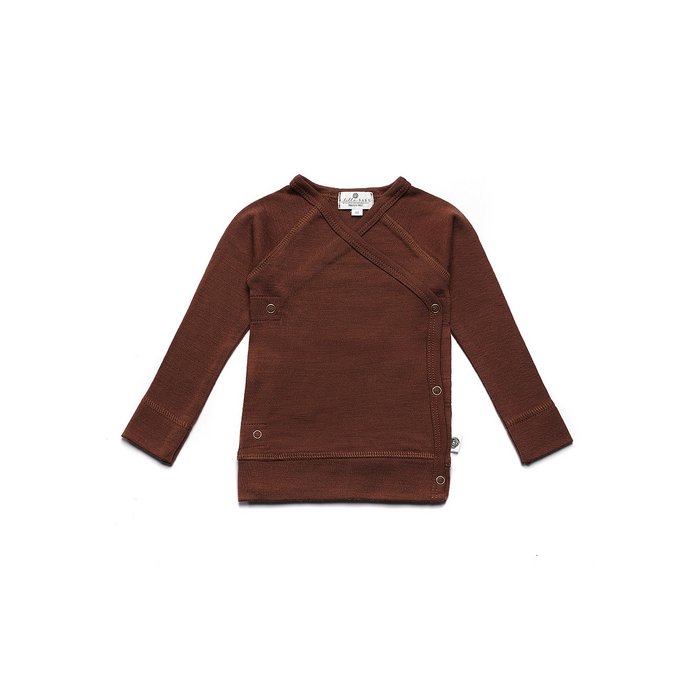 Kinder overslagtrui - Merinowol - Cinnamon