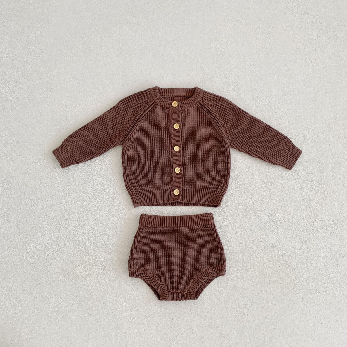 Gebreide babyset