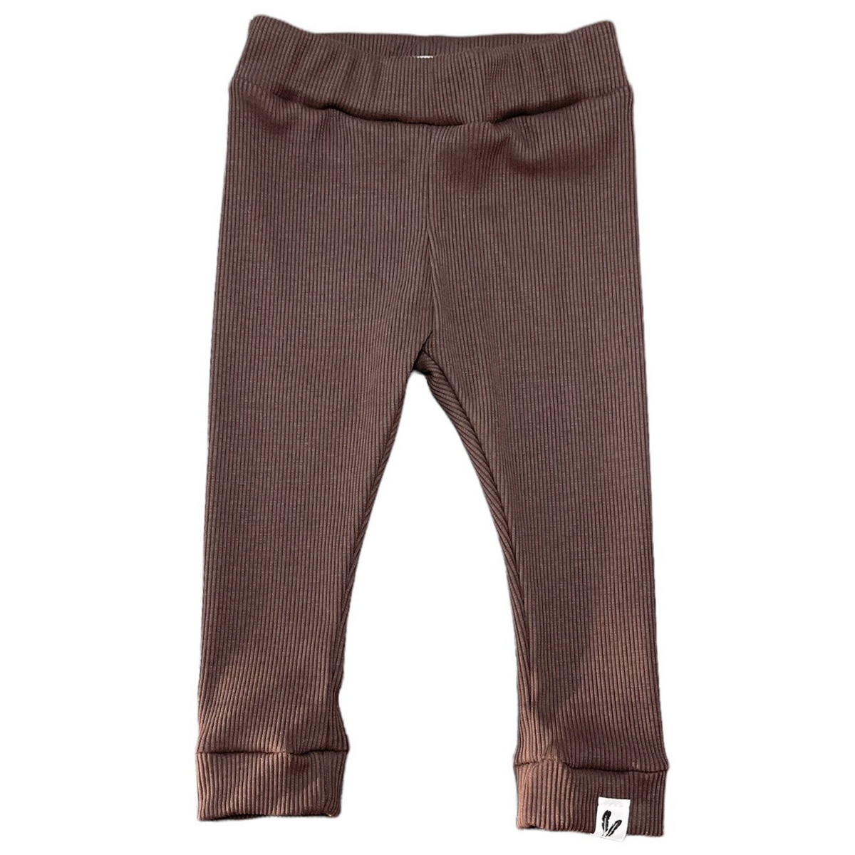Broekje met rib bruin