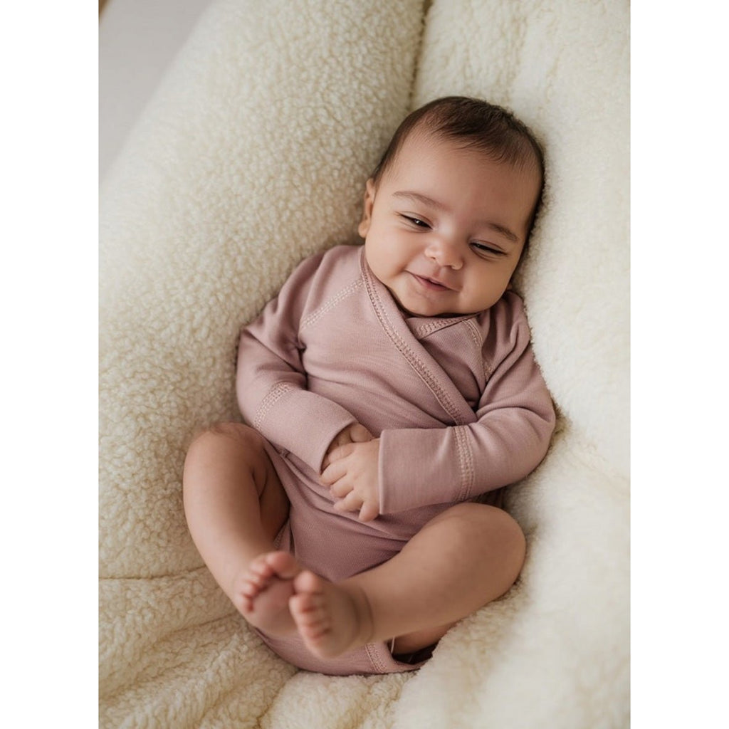 Overslagromper - Merinowol - Misty Rose