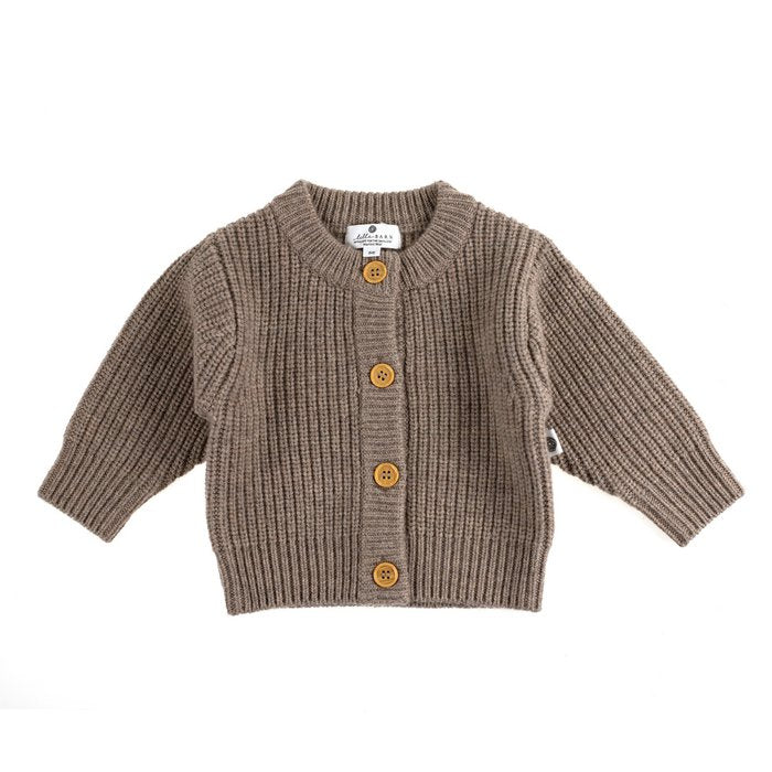Gebreid Vestje Baby - Merinowol - Cobble